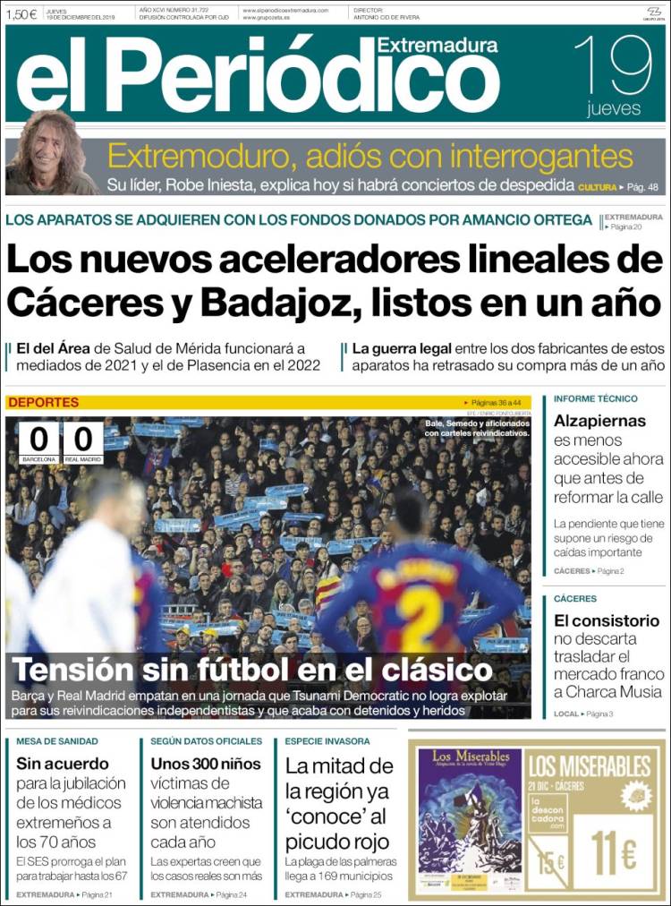 Periódico El Periódico De Extremadura (España). Periódicos De España ...