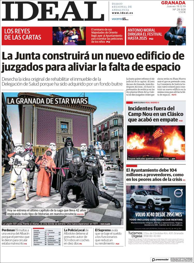 Portada de Ideal (España)
