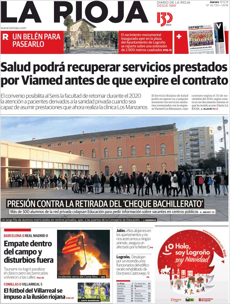Portada de La Rioja (España)