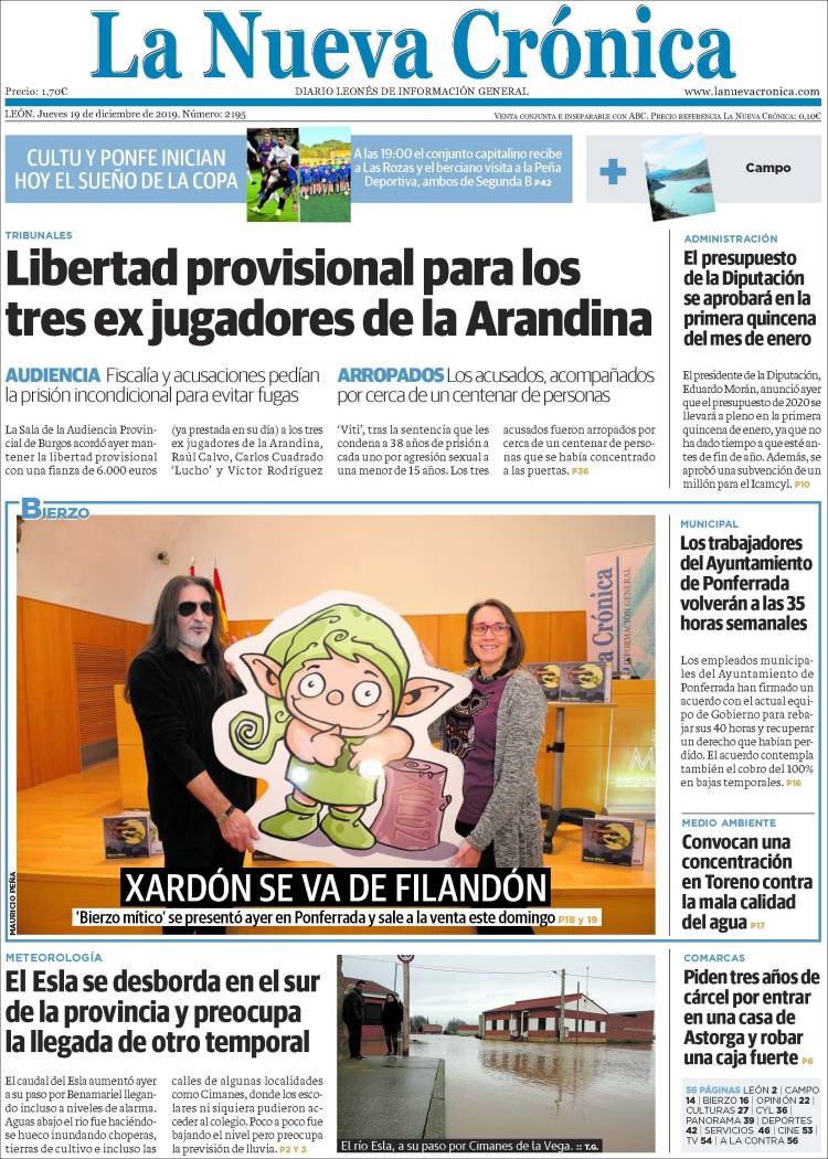 Portada de La Nueva Crónica (España)
