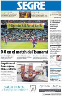 Portada de Segre  (España)