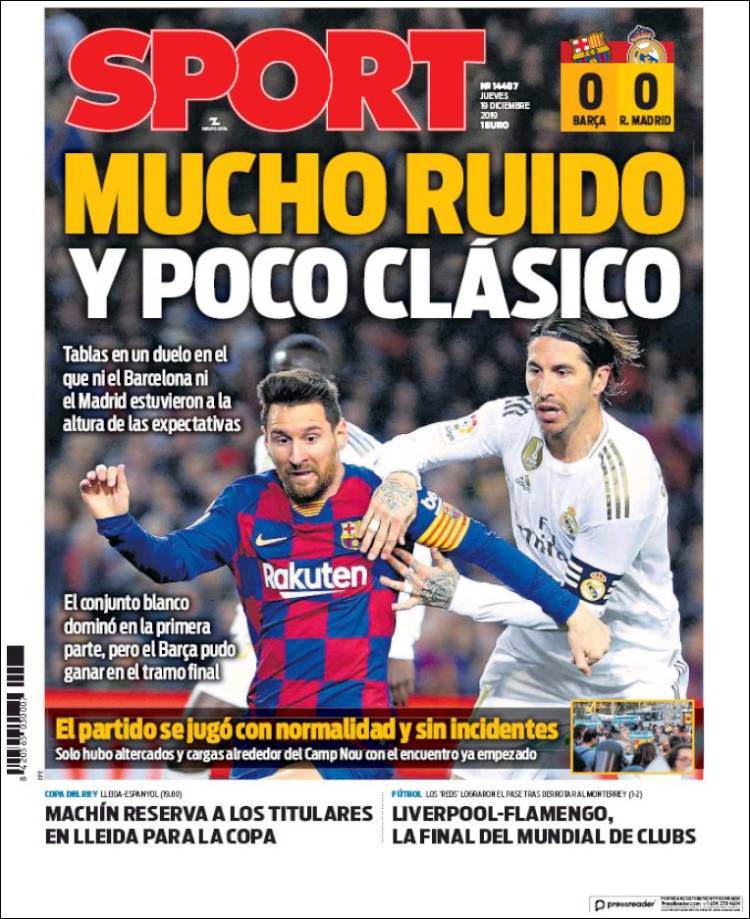Portada de Sport (España)