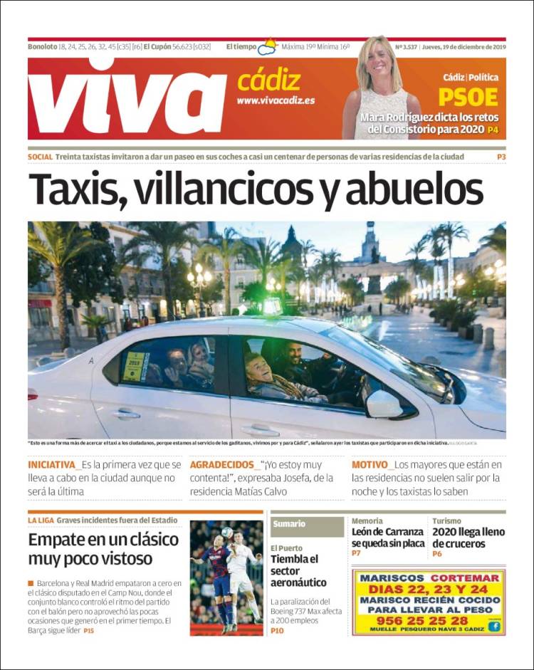 Portada de Viva Cadiz (España)
