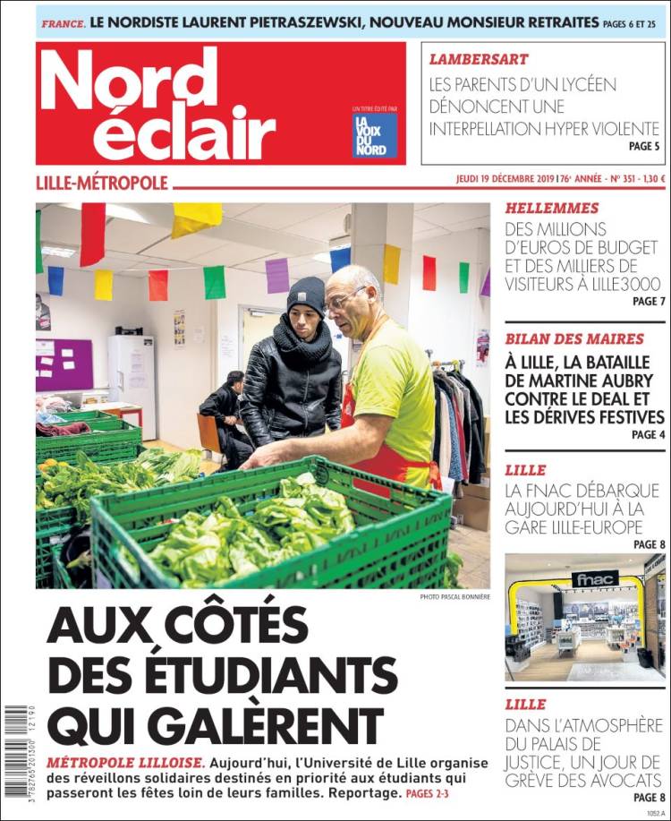 Portada de Nord Éclair (Francia)