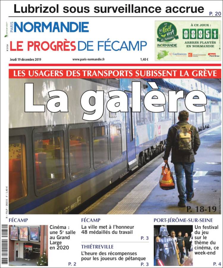 Portada de Progres de Fecamp (Francia)