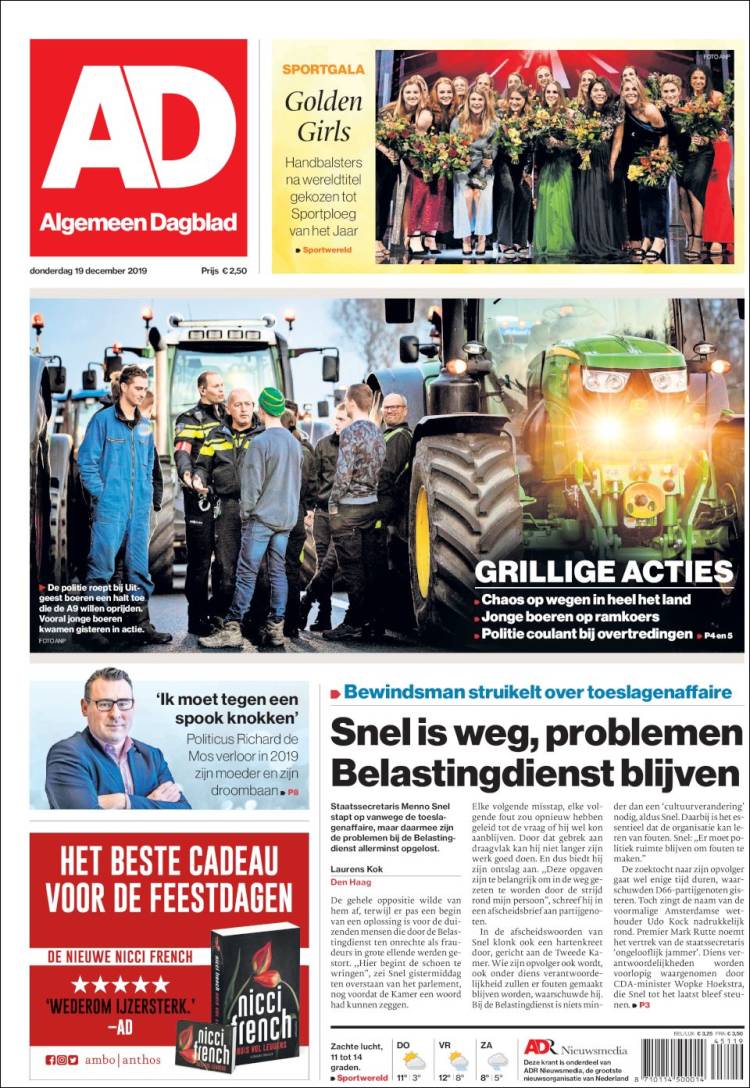 Portada de AD (Pa&iacute;ses Bajos)