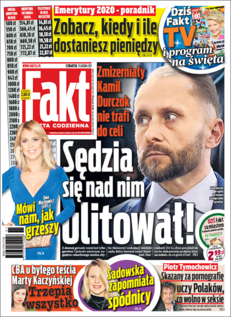 Portada de Fakt (Polonia)
