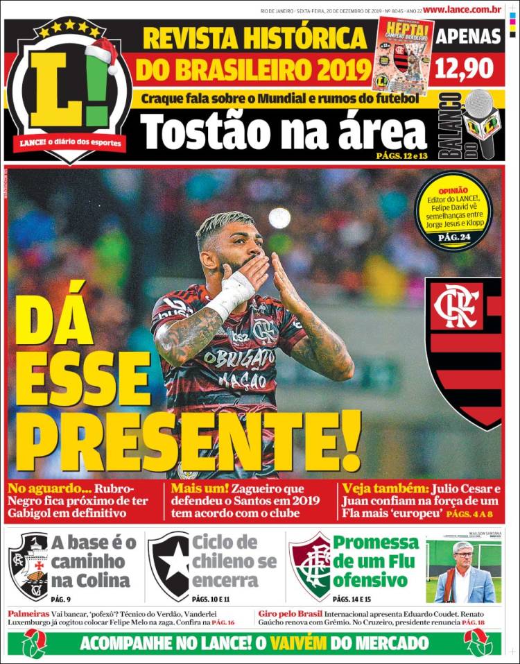 Portada de Lance! (Brasil)