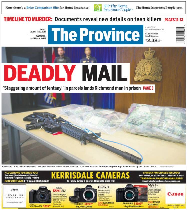 Portada de The Province (Canada)