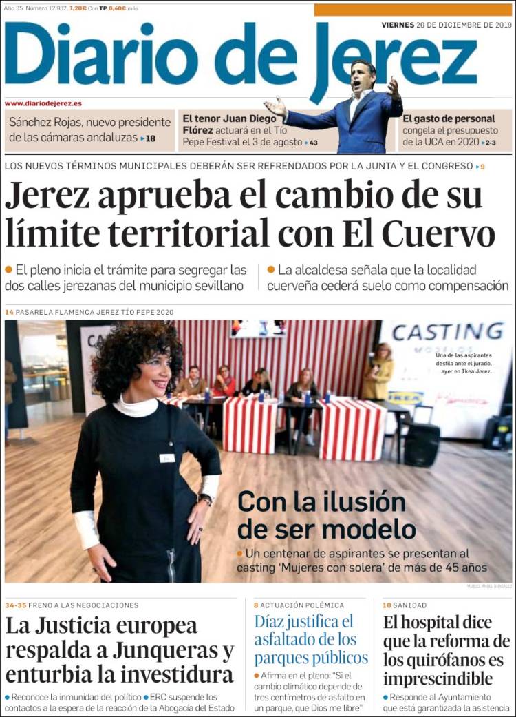 Portada de Diario de Jerez (Espa&ntilde;a)