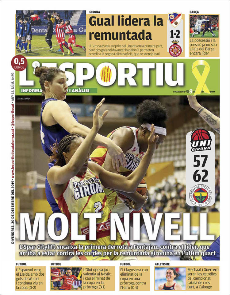 Portada de L'Esportiu : Girona (Espa&ntilde;a)