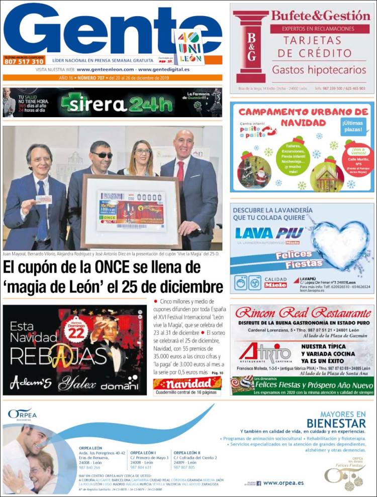 Portada de Gente en León (Espa&ntilde;a)