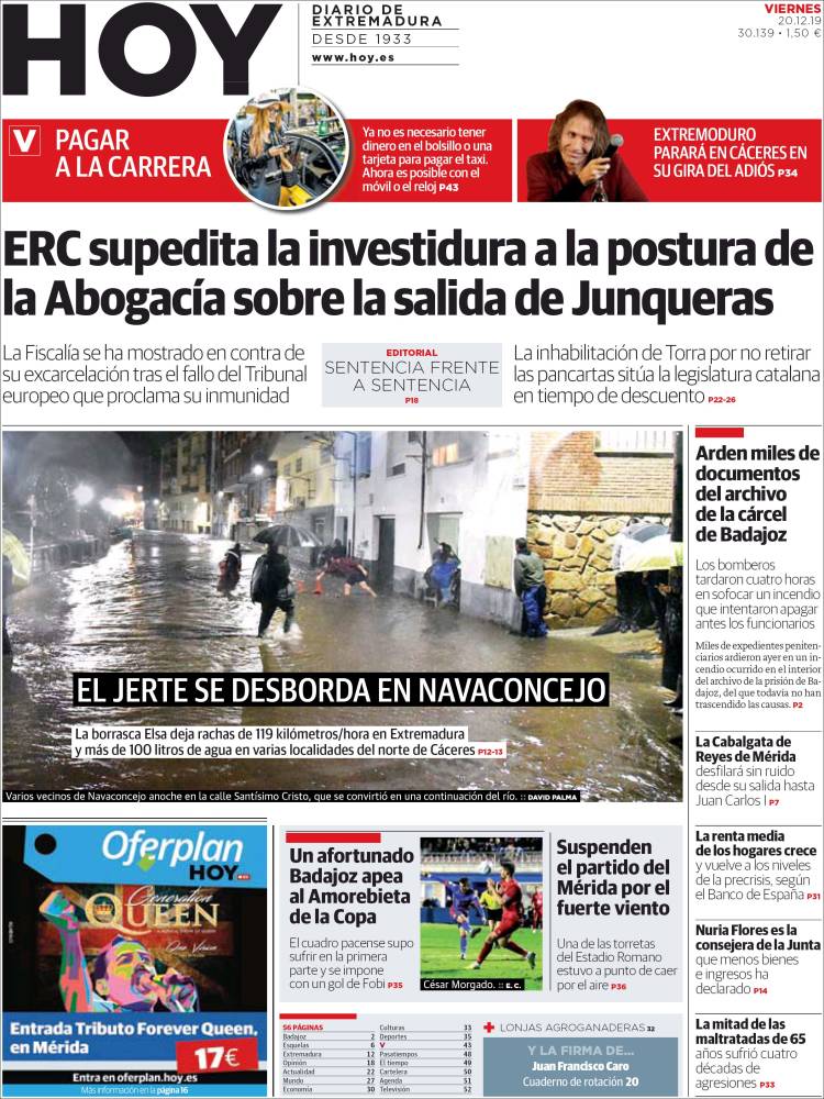 Portada de Hoy - Badajoz (Espa&ntilde;a)
