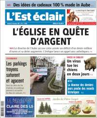 Portada de L'Est Eclair (Francia)