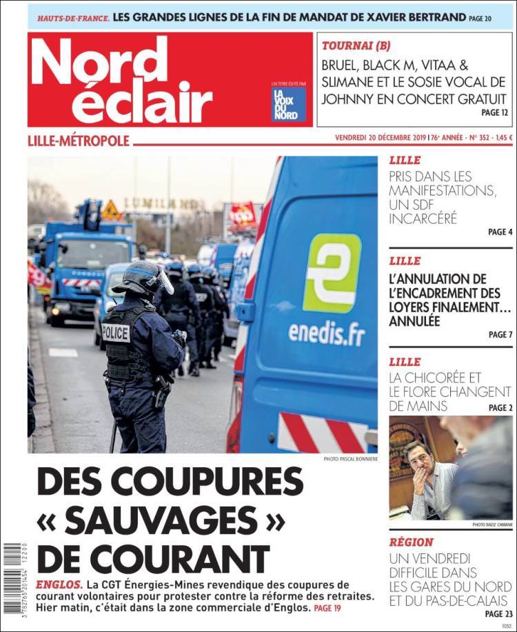 Portada de Nord Éclair (Francia)