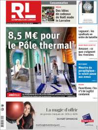 Portada de Le Republicain Lorrain (Francia)