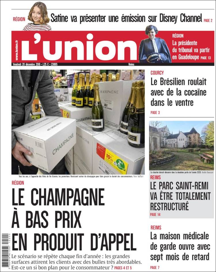 Portada de L'Union (Francia)