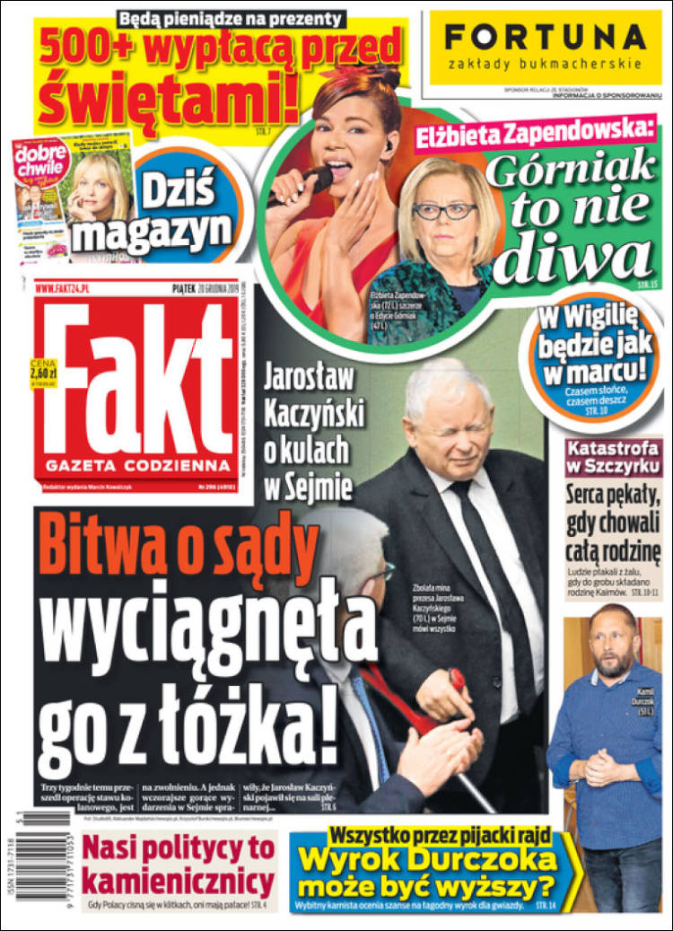 Portada de Fakt (Polonia)