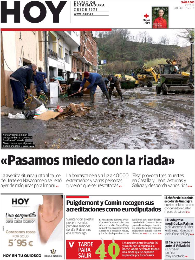 Portada de Hoy - Caceres (Espa&ntilde;a)