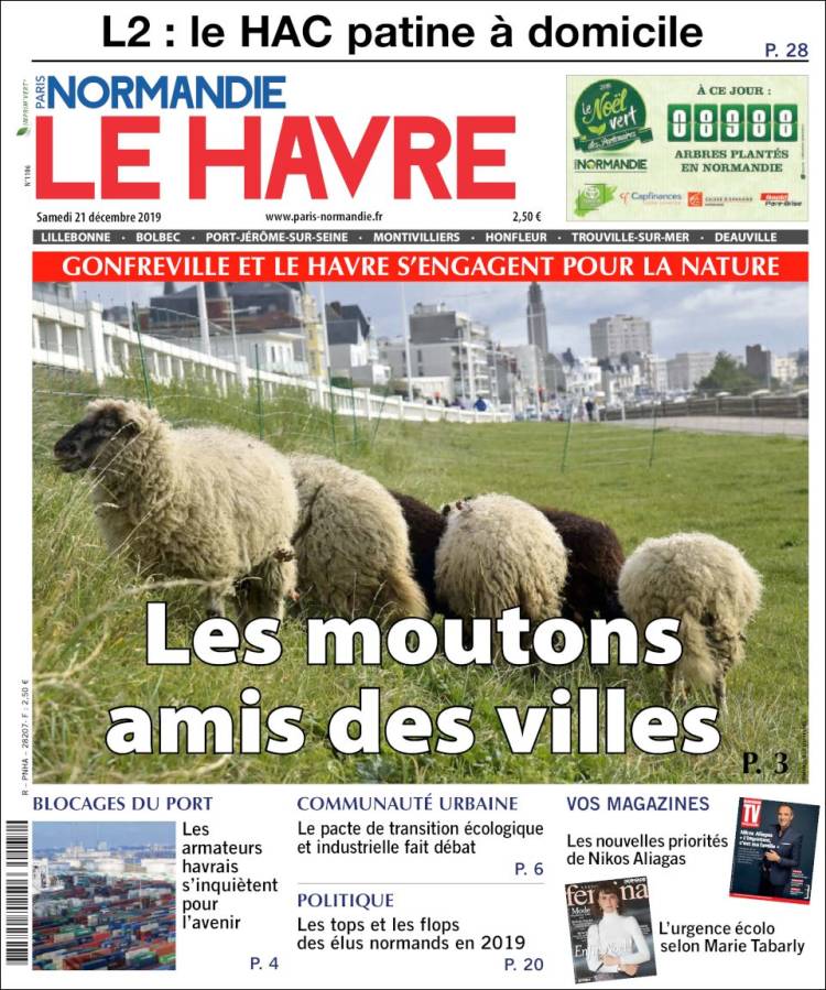 Portada de Le Havre Libre (Francia)