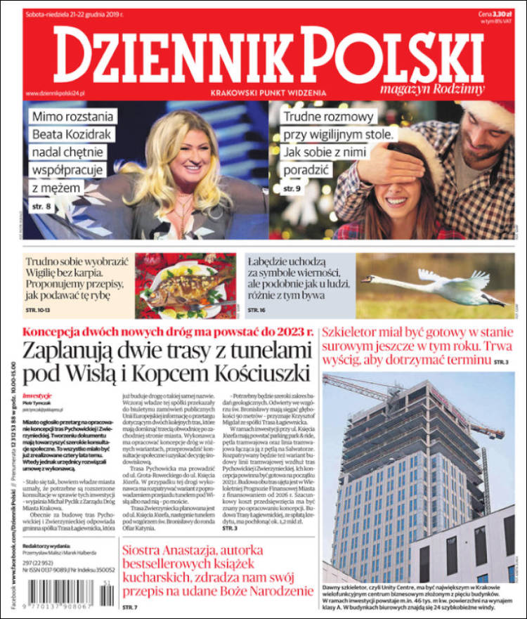 Portada de Dziennik (Polonia)