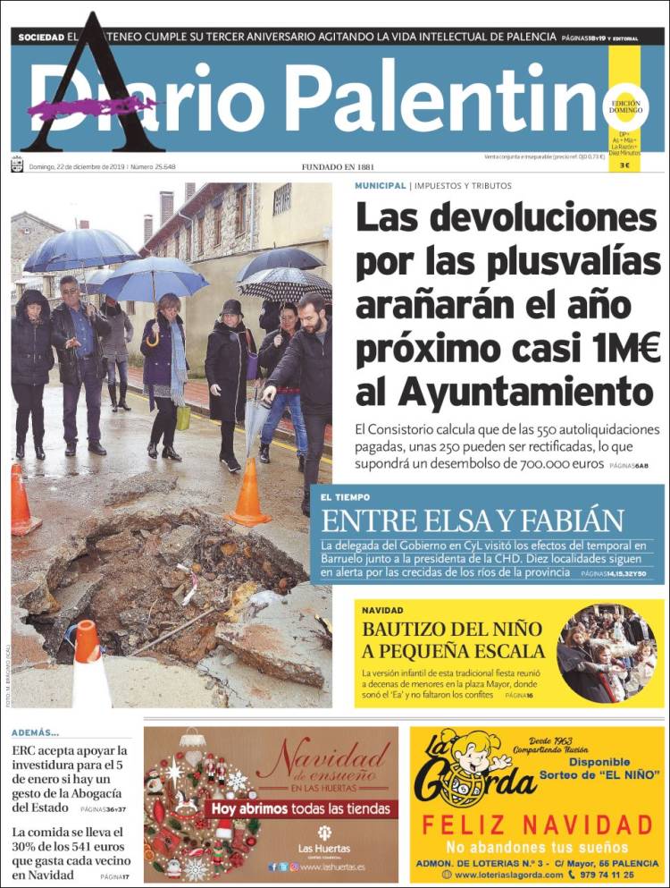 Portada de Diario Palentino (España)