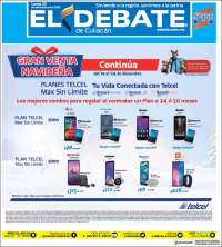 Portada de El Debate de Culiacán (M&eacute;xico)