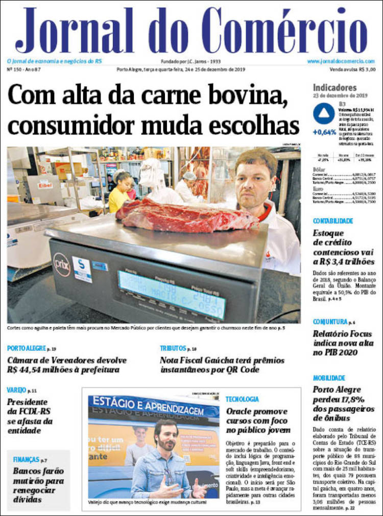 Portada de Jornal do Comércio (Brasil)