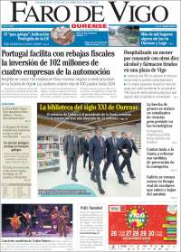 Portada de El Faro de Vigo - Ourense (Espa&ntilde;a)