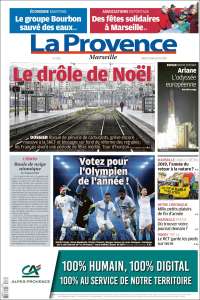 Portada de La Provence (Francia)