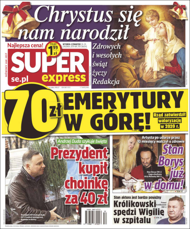 Portada de Super Express (Polonia)