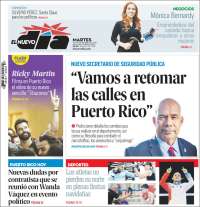 Portada de El Nuevo Día (Puerto Rico)