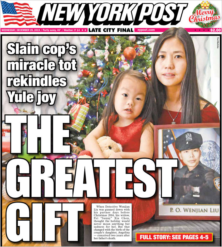 Portada de New York Post (USA)