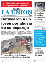 Portada de La Unión (Argentina)