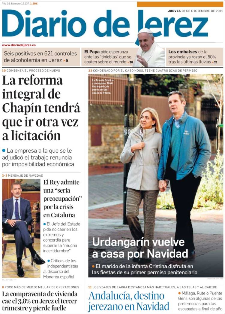 Portada de Diario de Jerez (Espa&ntilde;a)