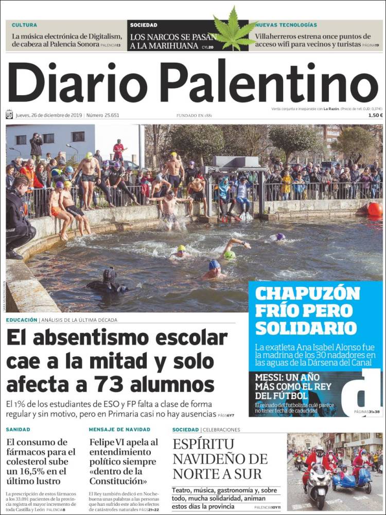 Portada de Diario Palentino (Espa&ntilde;a)