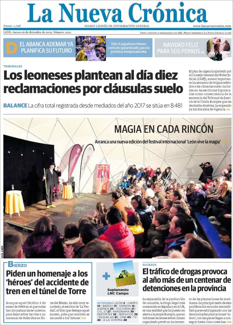 Portada de La Nueva Crónica (Espa&ntilde;a)