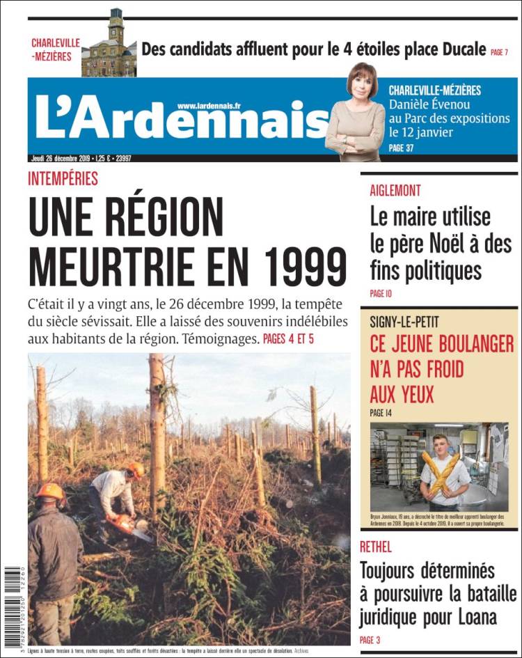 Portada de L'Ardenais (Francia)