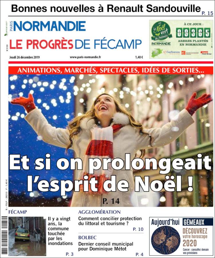 Portada de Progres de Fecamp (Francia)