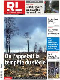 Portada de Le Republicain Lorrain (Francia)