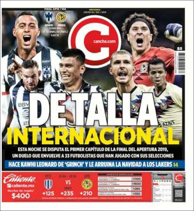 Portada de Cancha (México)