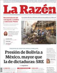 Portada de La Razón (M&eacute;xico)