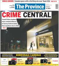 Portada de The Province (Canadá)