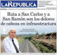 Portada de La República (Costa Rica)