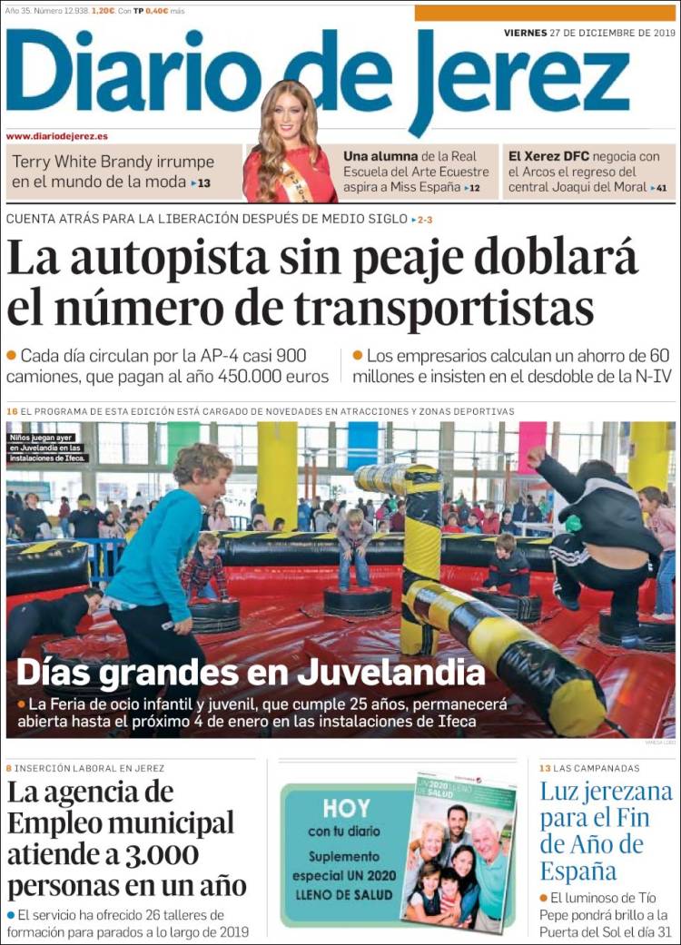 Portada de Diario de Jerez (España)