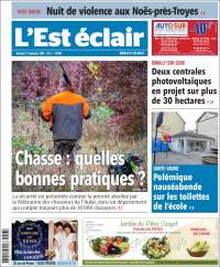 Portada de L'Est Eclair (Francia)