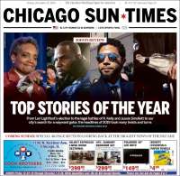 Portada de Chicago Sun-Times (USA)