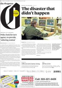 Portada de The Oregonian (USA)