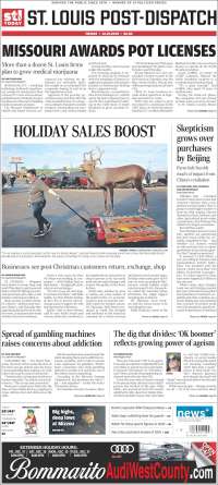 Portada de St. Louis Post-Dispatch (USA)