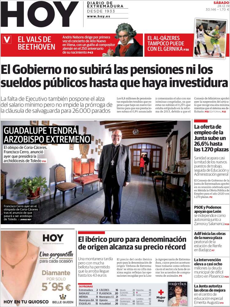 Portada de Hoy - Badajoz (España)